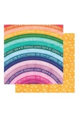 AMERICAN CRAFTS Shimelle Reasons to Smile 12x12 Paper -Radiate  Positivity