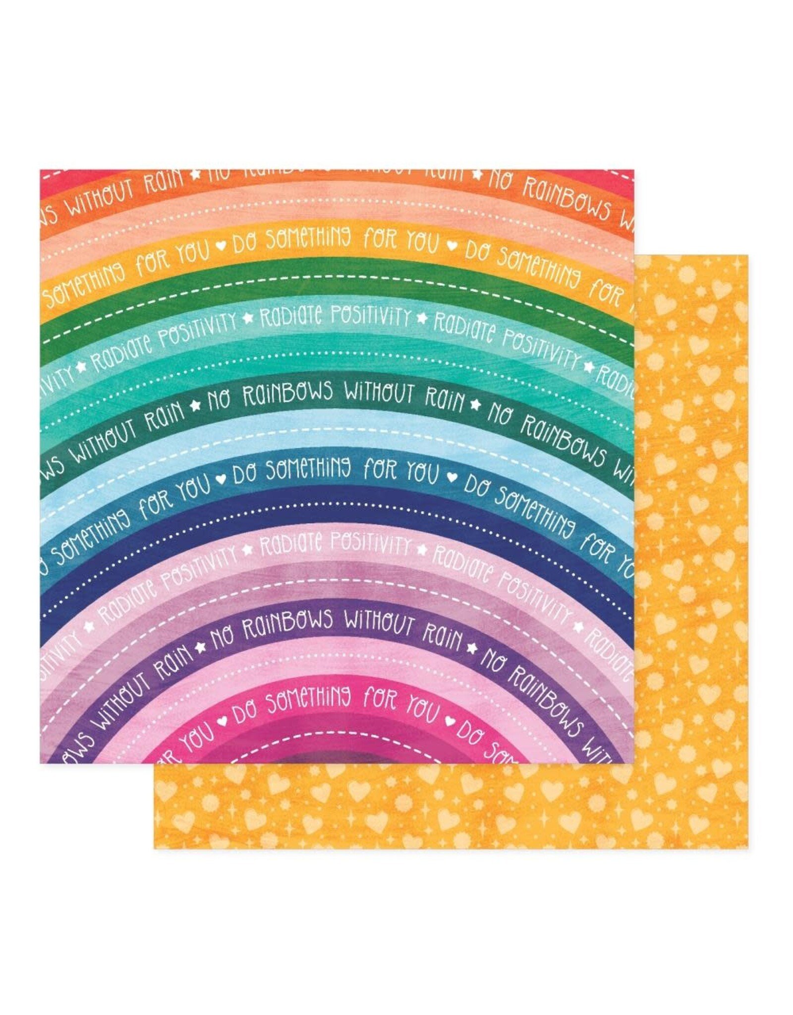 AMERICAN CRAFTS Shimelle Reasons to Smile 12x12 Paper -Radiate  Positivity