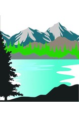 Prism Studio Alpine Lake Scene Layering Die