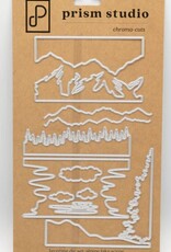 Prism Studio Alpine Lake Scene Layering Die