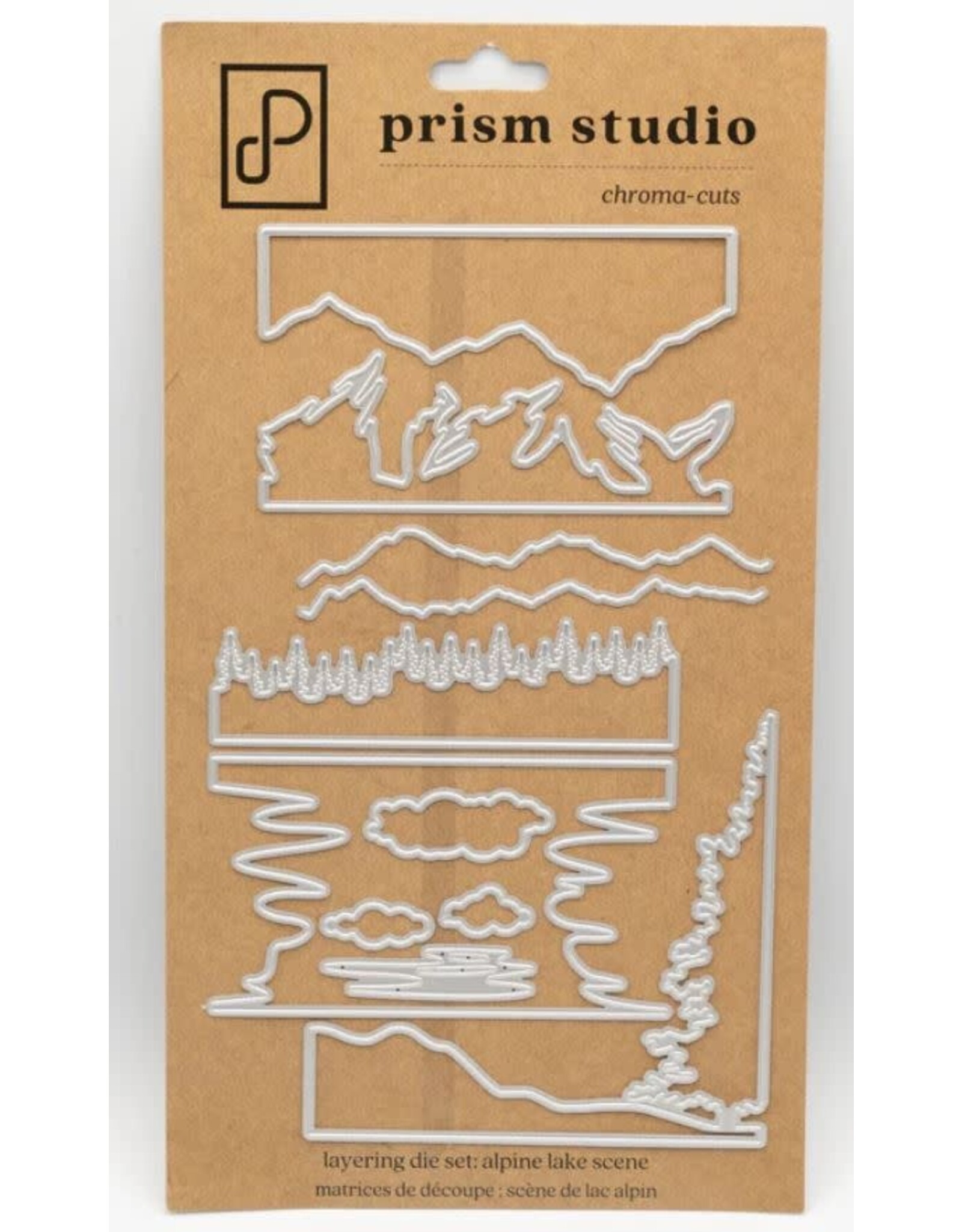 Prism Studio Alpine Lake Scene Layering Die