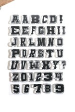 Elizabeth Craft Designs Remember Moments: Wonky Letters Stamps
