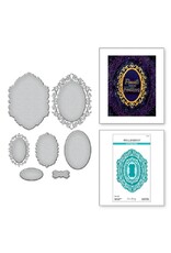 Spellbinders Cameo Frames Etched Dies from the Peacock Paradise Collection