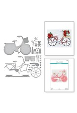 Spellbinders Big Bicycle Etched Dies from the Bibi's Cats and Pugs Collection