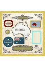 Stamping Station Australia 12x12 sticker sheet