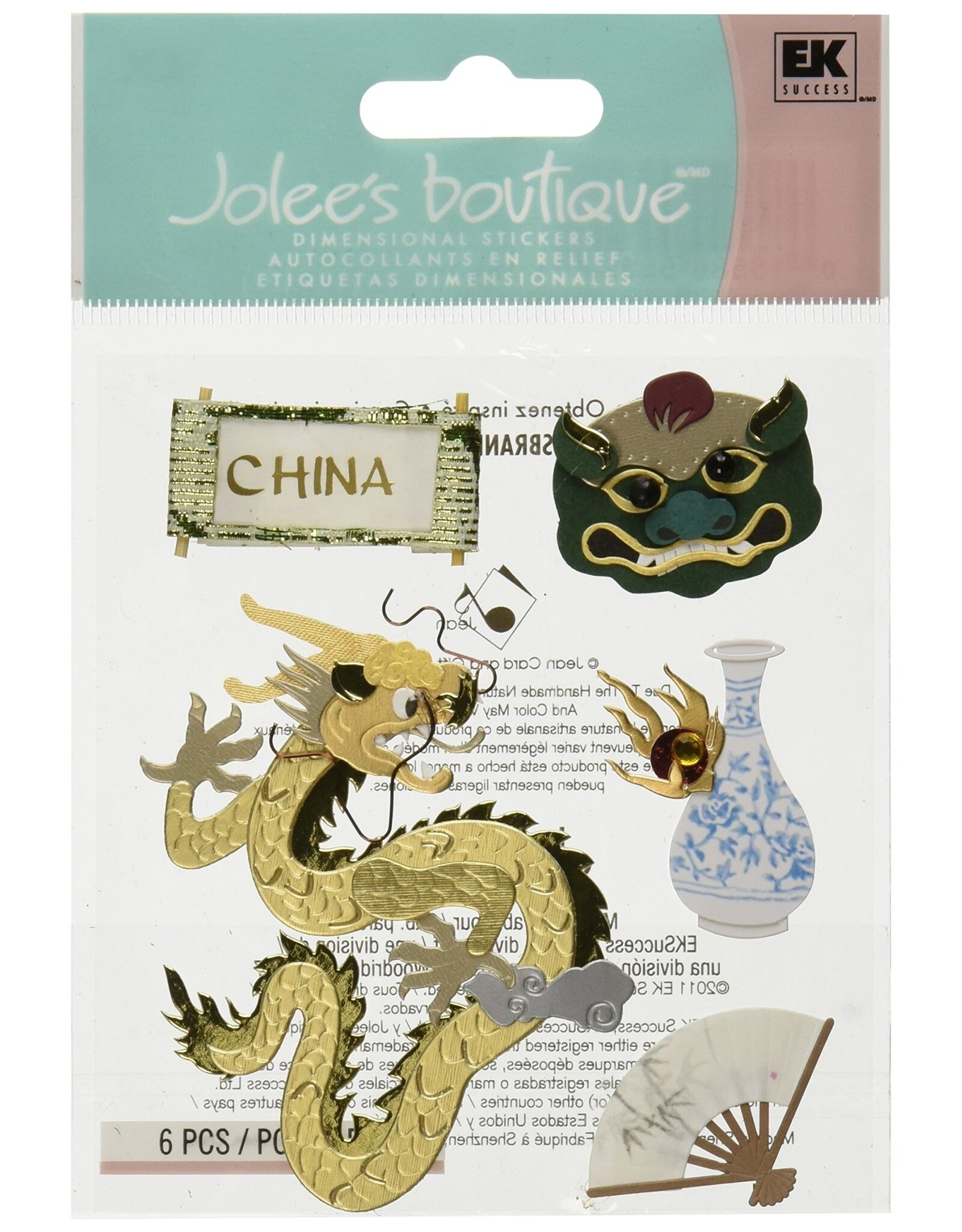 Jolee's China sticker