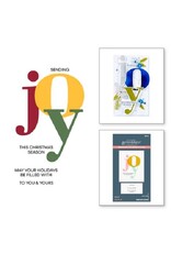 Spellbinders Home for the Holidays Collection - Color Mix Joy Registration Press Plates