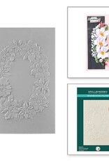 Spellbinders Nature's Botanical Garden Collection - Nature's Botanical Wreath 3D Embossing Folder