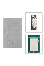 Spellbinders Nature's Botanical Garden Collection - Nature's Botanical Wreath 3D Embossing Folder