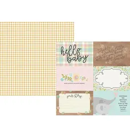 Simple Stories Oh baby 4x6 horizontal elements paper