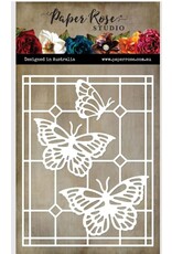 Paper Rose STUDIO Alora Butterfly Stained Glass Coverplate