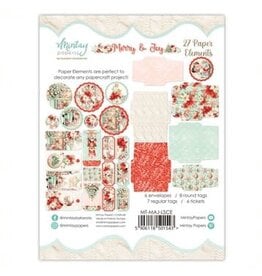 Mintay Papers Merry & Joy Paper Elements 27 pcs