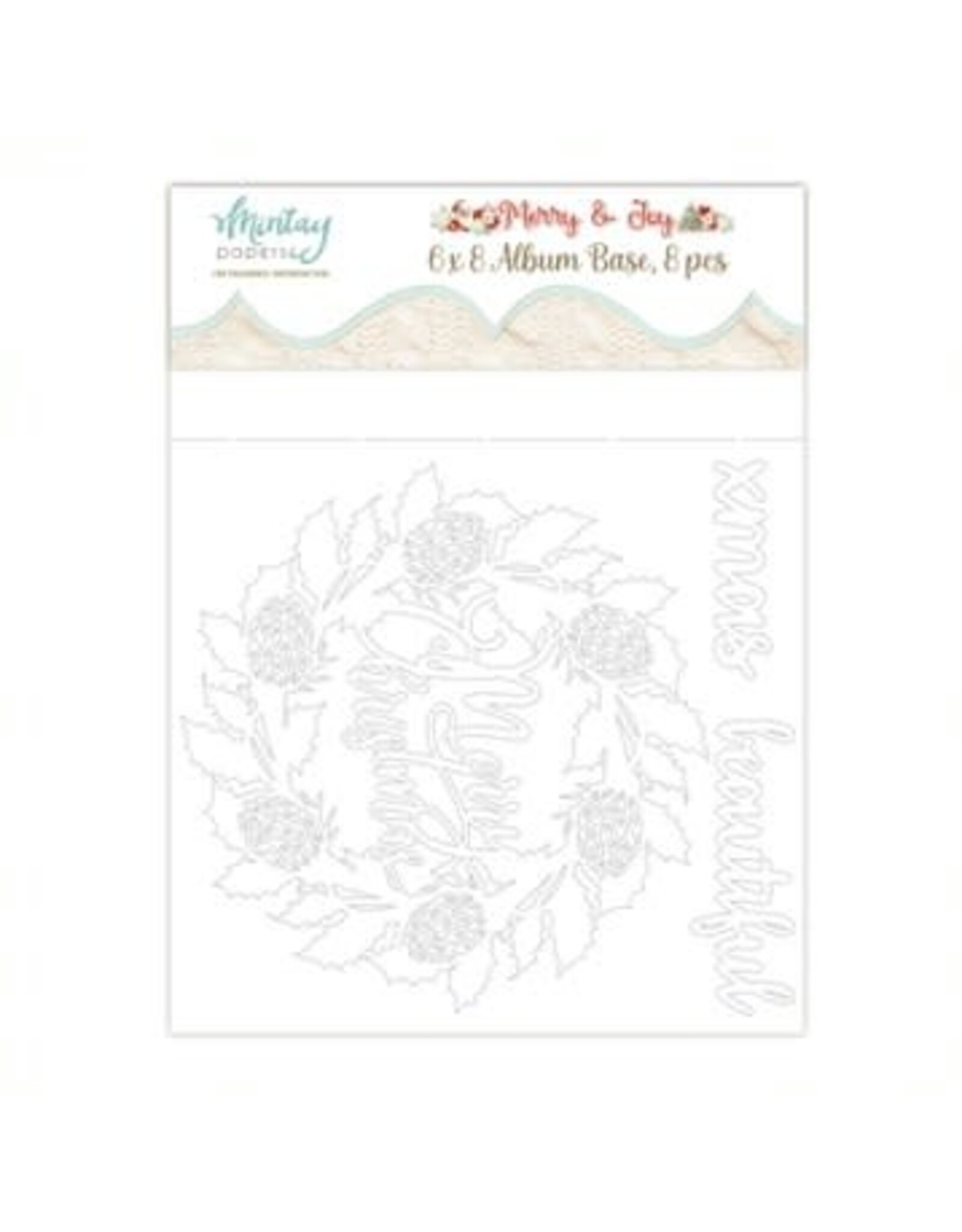 Mintay Papers Merry & Joy 6x8 Chipboard Album