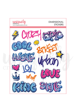 Uniquely Creative Steampunk Graffiti  Dimensional Stickers