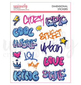 Uniquely Creative Steampunk Graffiti  Dimensional Stickers