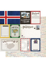 Scrapbook Customs Iceland Journal Paper