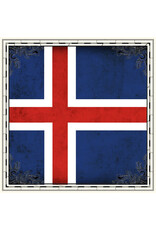 Scrapbook Customs Iceland Flag Paper