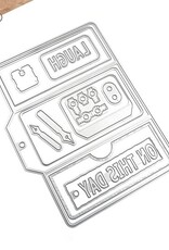 Elizabeth Craft Designs Tag Folder Die - My Favorite Humans Collection