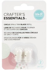 WE R MEMORY KEEPERS We R Memory Keepers Circle Spin & Trim Refill Blades 2/Pkg