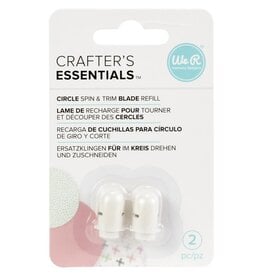 WE R MEMORY KEEPERS We R Memory Keepers Circle Spin & Trim Refill Blades 2/Pkg