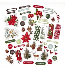 49 AND MARKET Evergreen Season - Chipboard Set