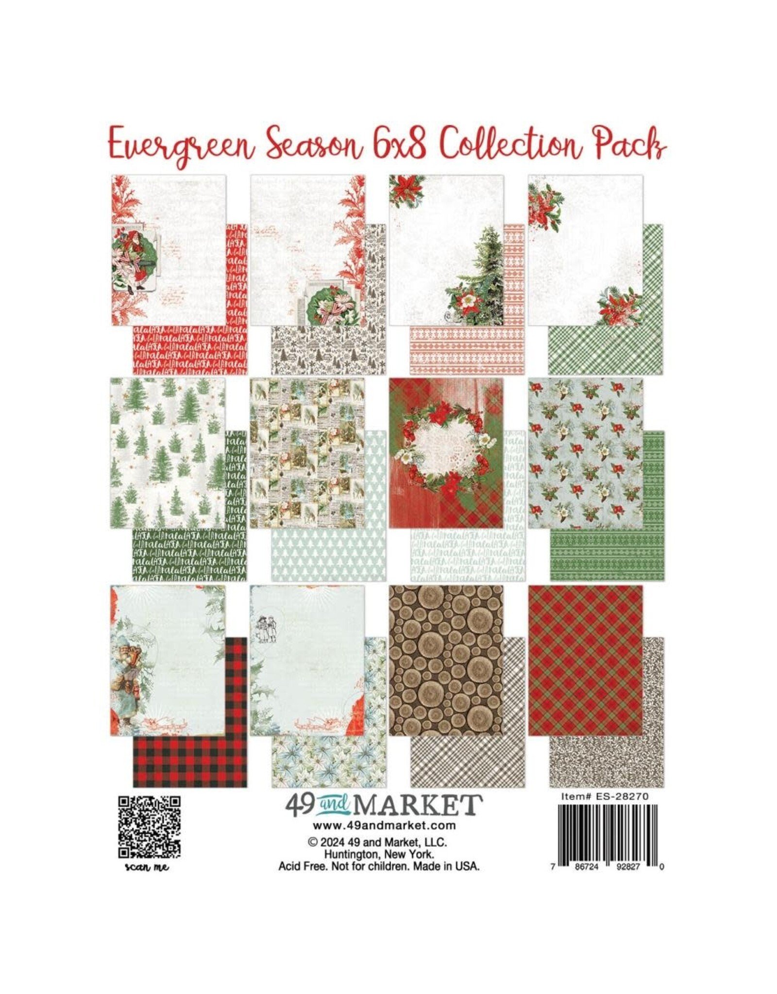 49 AND MARKET Evergreen Season - 6X8 Paper Pad