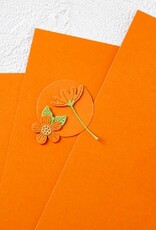 Spellbinders Color Essentials Cardstock 8.5 x 11” - 10 Pack - Tangerine