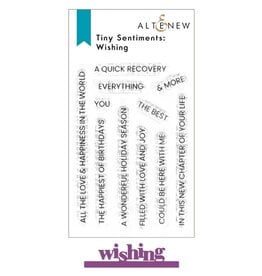 AltNew Tiny Sentiments: Wishing - Complete Bundle Stamp & Die