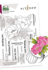 ALTENEW Build-A-Garden - Lovely Rose Peony Set - Stamps