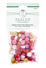 Spellbinders Sealed by Spellbinders Collection - Must-Have Wax Bead Mix Pink