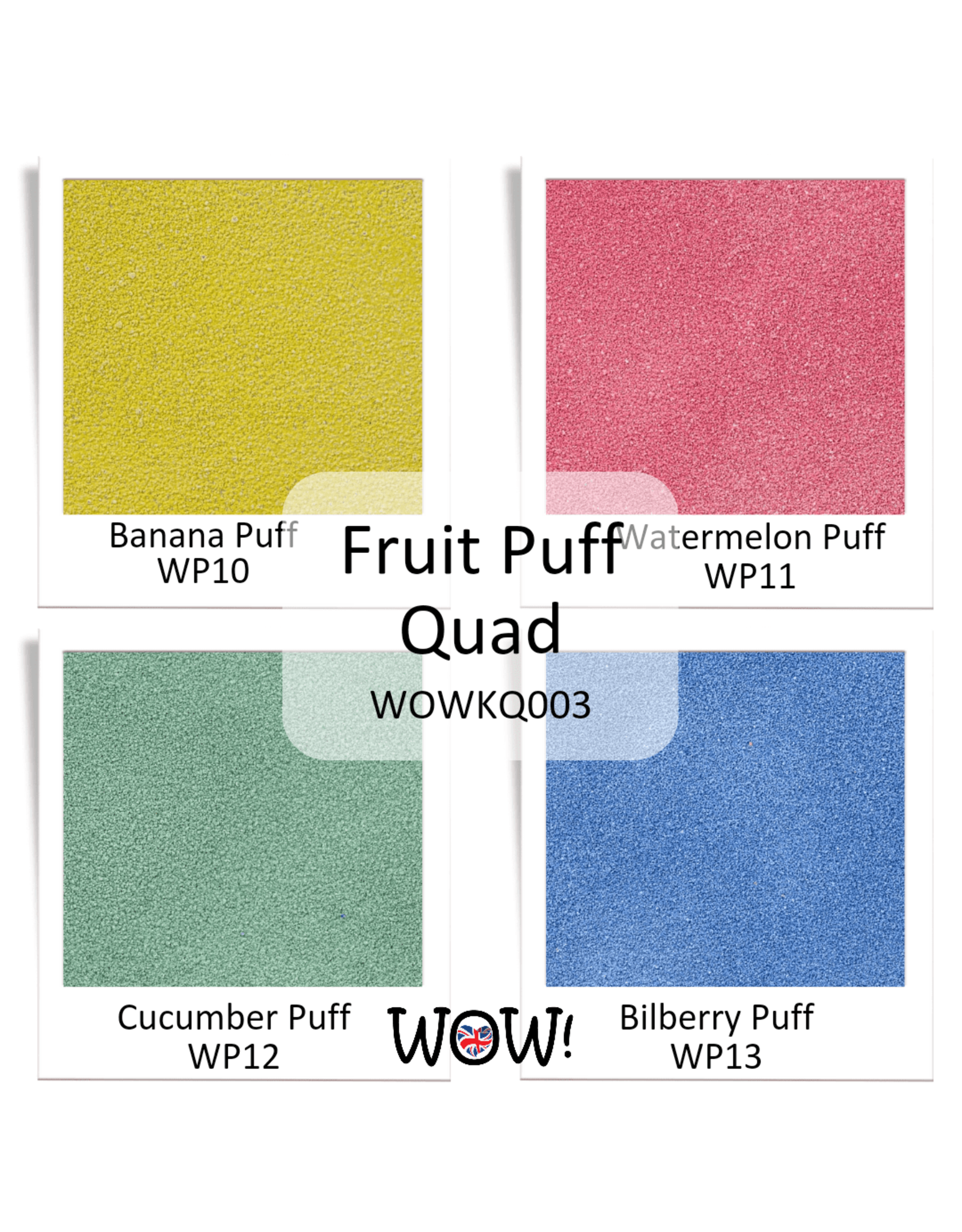 WOW! WOW! Embossing Powder - Fruit Puffs Quad