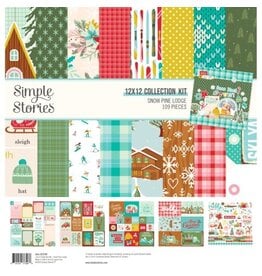 Simple Stories Snow Pine Lodge - 12x12 Collection Kit