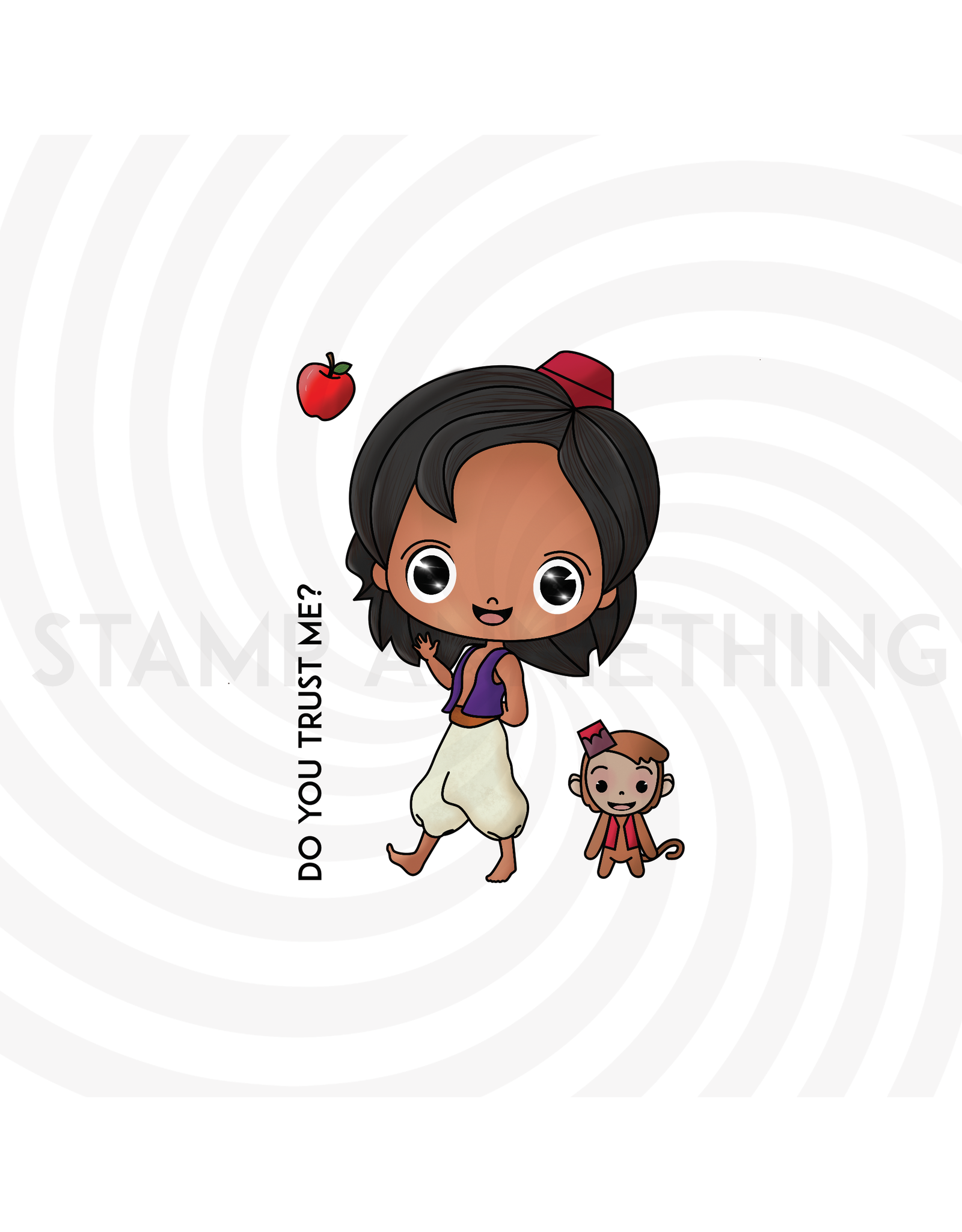 Stamp Anniething Aladdin - Do You Trust Me? Stamp