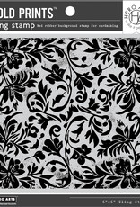 Hero Arts Abstract Poinsettia Bold Prints Rubber Stamp