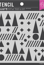 Hero Arts Geometric Holiday Stencil