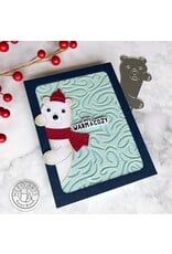 Hero Arts Peeking Winter Bear Fancy Die