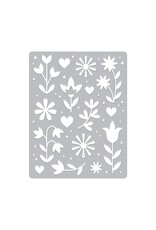 Hero Arts Flower & Hearts Cover Plate