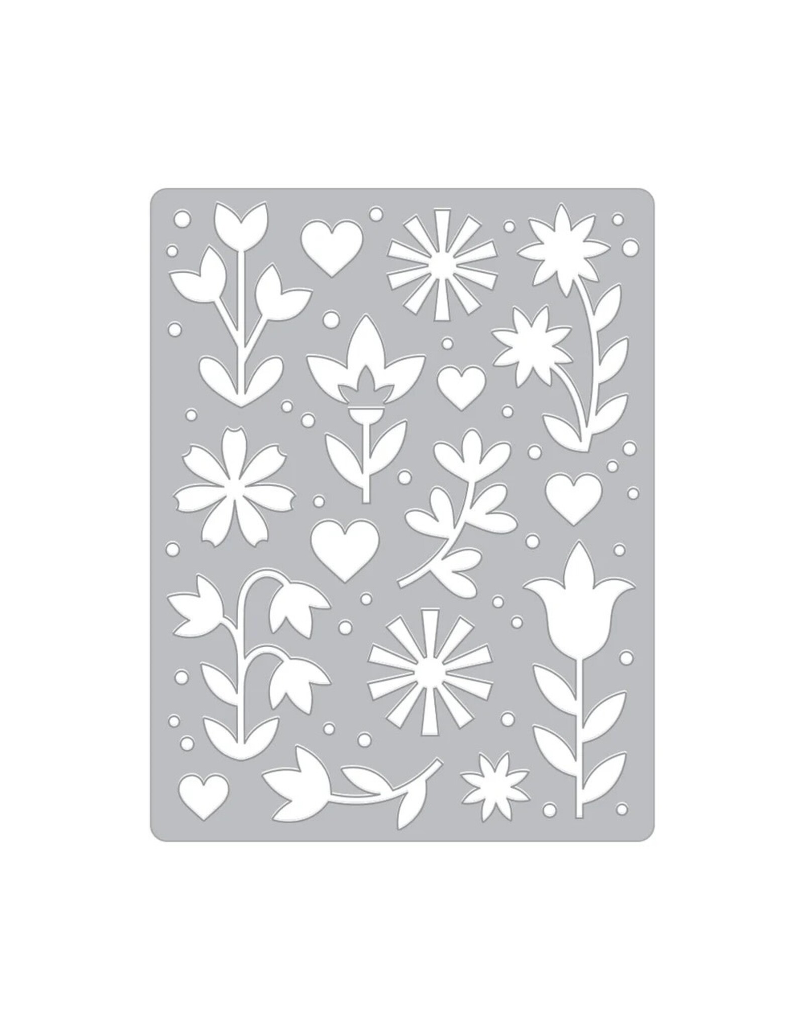 Hero Arts Flower & Hearts Cover Plate