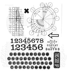 Tim Holtz - Stampers Anonymous Deconstructed - Rubber Stamp Set