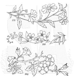 Tim Holtz - Stampers Anonymous Embroidery - Rubber Stamp Set