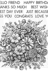 Tim Holtz - Stampers Anonymous Floristry - Rubber Stamp Set