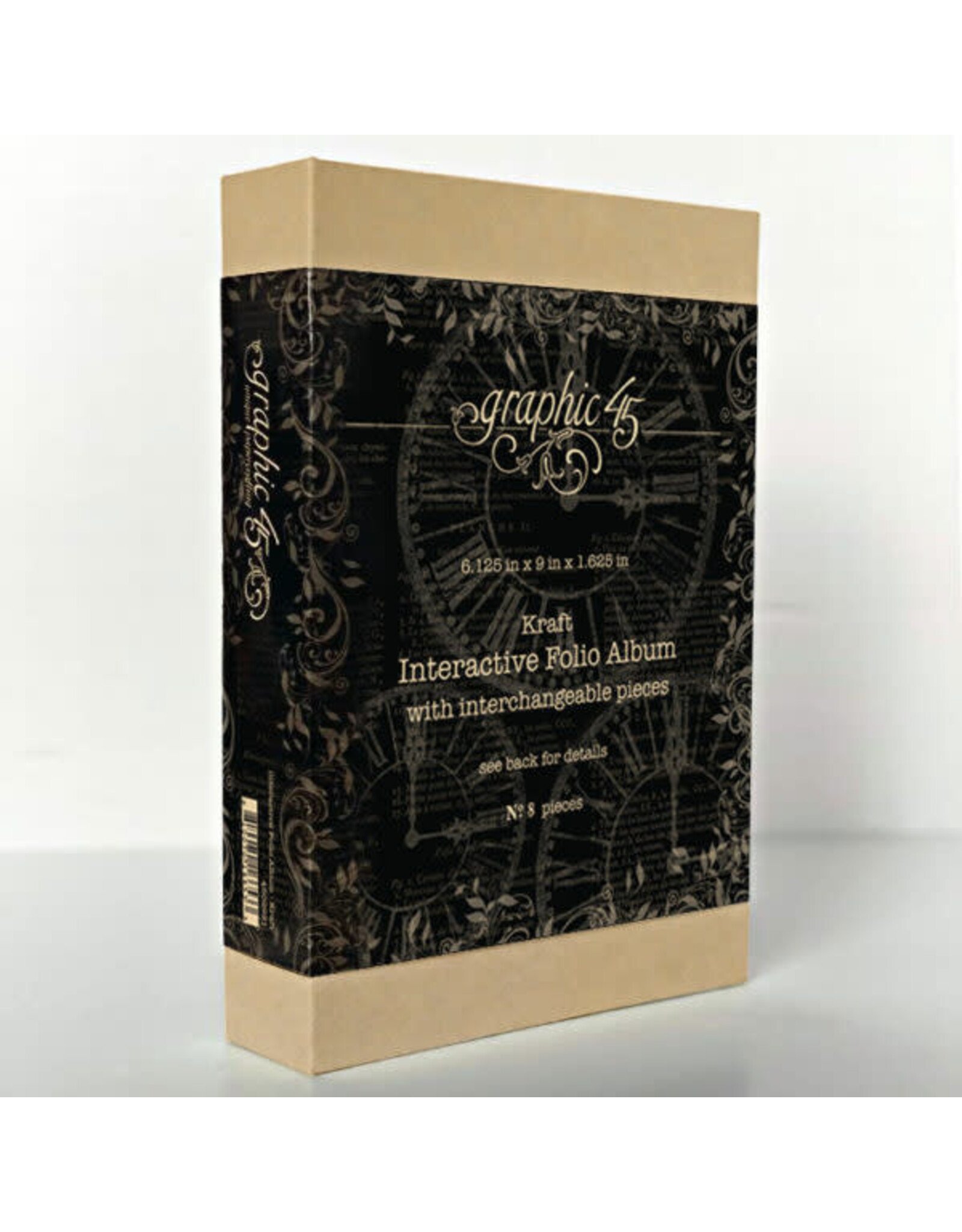 Graphic 45 Interactive Folio Album - Kraft