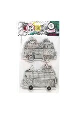 Art By Marlene Hippie Buses NR. 700 Clear Stamp