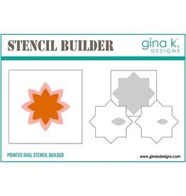 Gina K. Designs Pointed Oval Stencil Builder