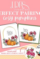 LDRS Creative Perfect Pairings- Cozy Pumpkins - Press Plates, Dies and Stencils