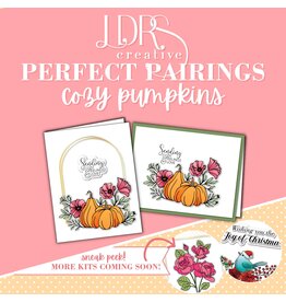 LDRS Creative Perfect Pairings- Cozy Pumpkins - Press Plates, Dies and Stencils