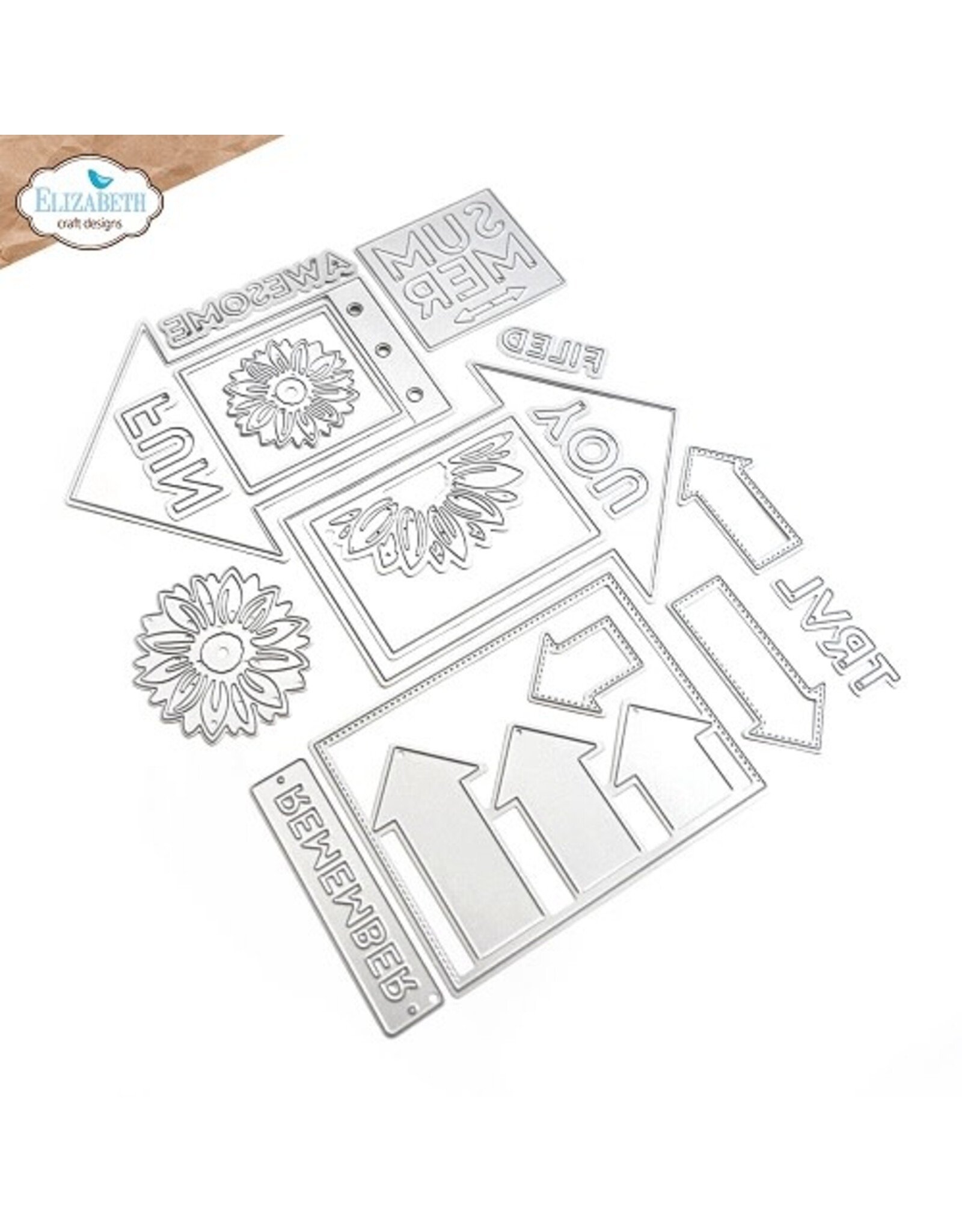 Elizabeth Craft Designs La Dolce Vita- Arrows Die Set