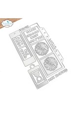 Elizabeth Craft Designs La Dolce Vita- Frame Page with Gerbera's Die Set