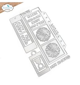 Elizabeth Craft Designs La Dolce Vita- Frame Page with Gerbera's Die Set