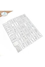 Elizabeth Craft Designs La Dolce Vita- Stencil Alphabet Die Set